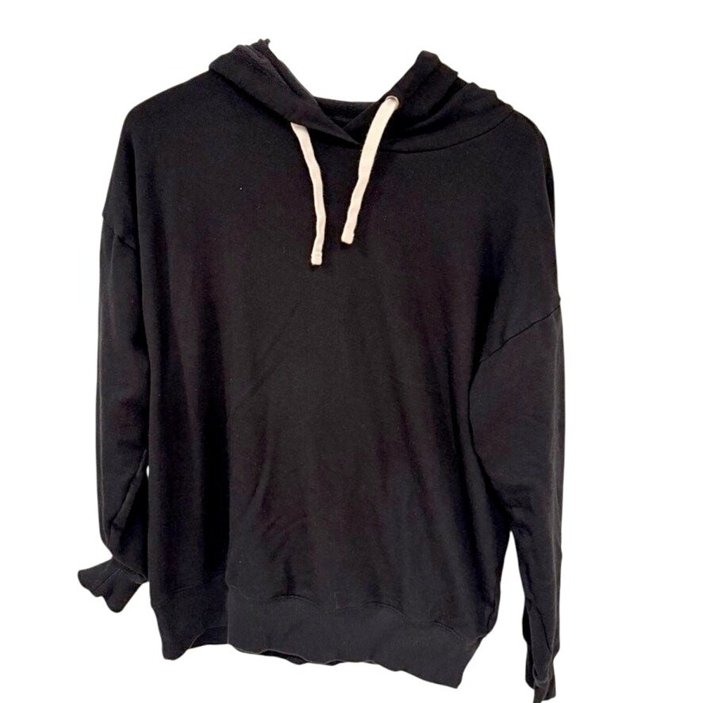 Buffalo Womens Hoodie S Blk Soft Cozy Drawstring Sweatshirt Athleisure Designer